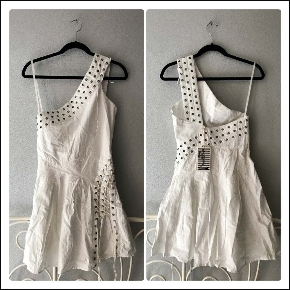 Religion Lace Up Grommet Dress (NWT)